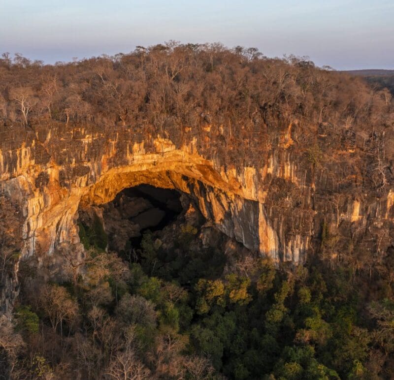 Um dos maiores atrativos de São Domingos é o Lago São Domingos (Foto: Goiás Turismo)