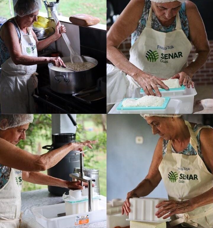 Dona Francisca transformou sua rotina na roça em um negócio de sucesso. Segue as etapas da produção artesanal de queijo coalho valorizando o saber tradicional e movimentando a economia local (Fotos: Mari Magalhães)