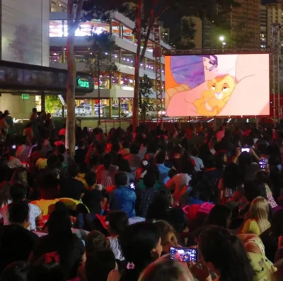 Cinema no Garden traz sessões ao ar livre para Goiânia (Foto Flamboyant Shopping)