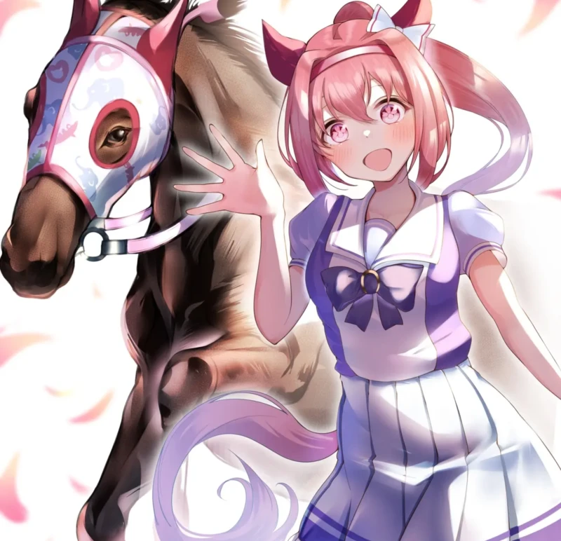 Os dois lados de Haru Urara (Ilustração: Kaku Yone)