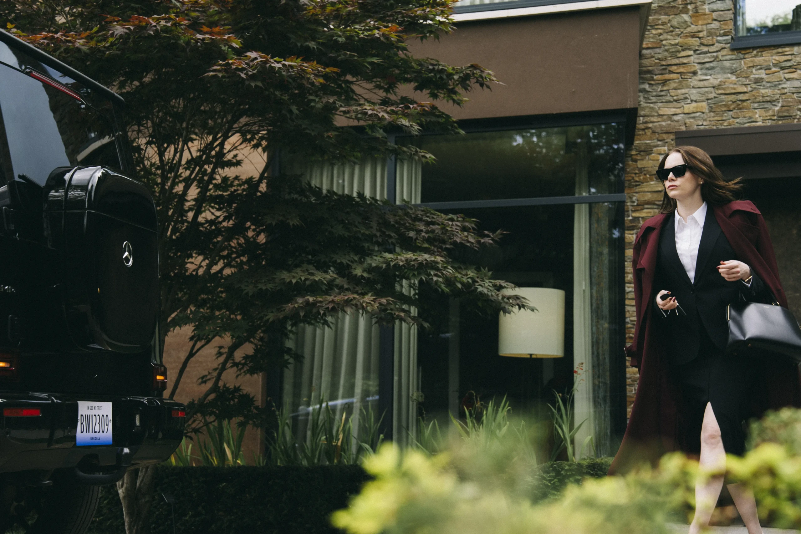 Emma Stone em "Bugonia" (Foto: Divulgação)