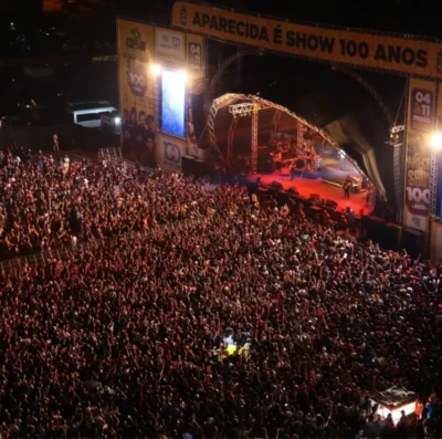 Aparecida é Show 2025 promete grandes shows e atrações (Foto divulgação)