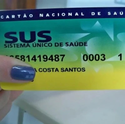Cartão do SUS será unificado com dados do CPF do usuário (Foto divulgação)