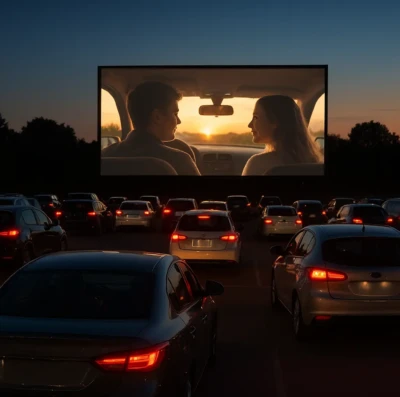 Cinema drive-in acontece em Aparecida de Goiânia (Foto divulgação)