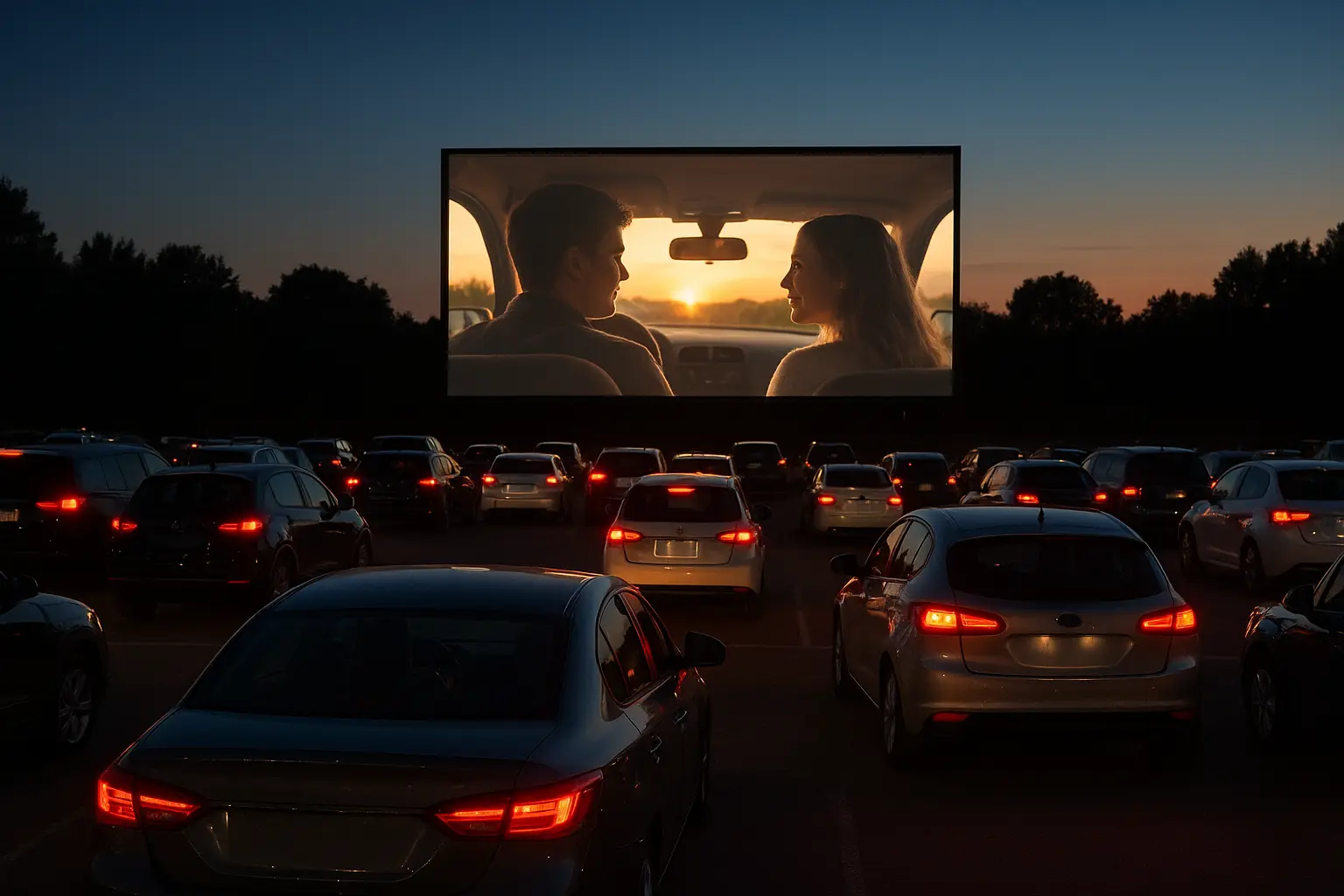 Cinema drive-in acontece em Aparecida de Goiânia (Foto divulgação)