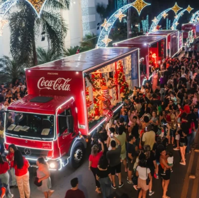 Caravana Iluminada Coca-Cola vai passar em 10 cidades de Goiás (Foto: Davi Borba)