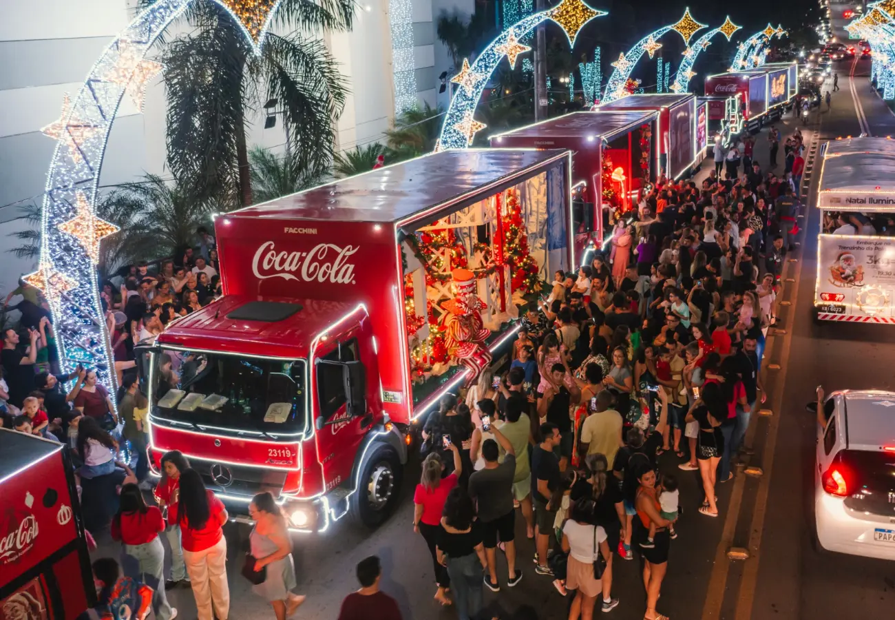Caravana Iluminada Coca-Cola vai passar em 10 cidades de Goiás (Foto: Davi Borba)