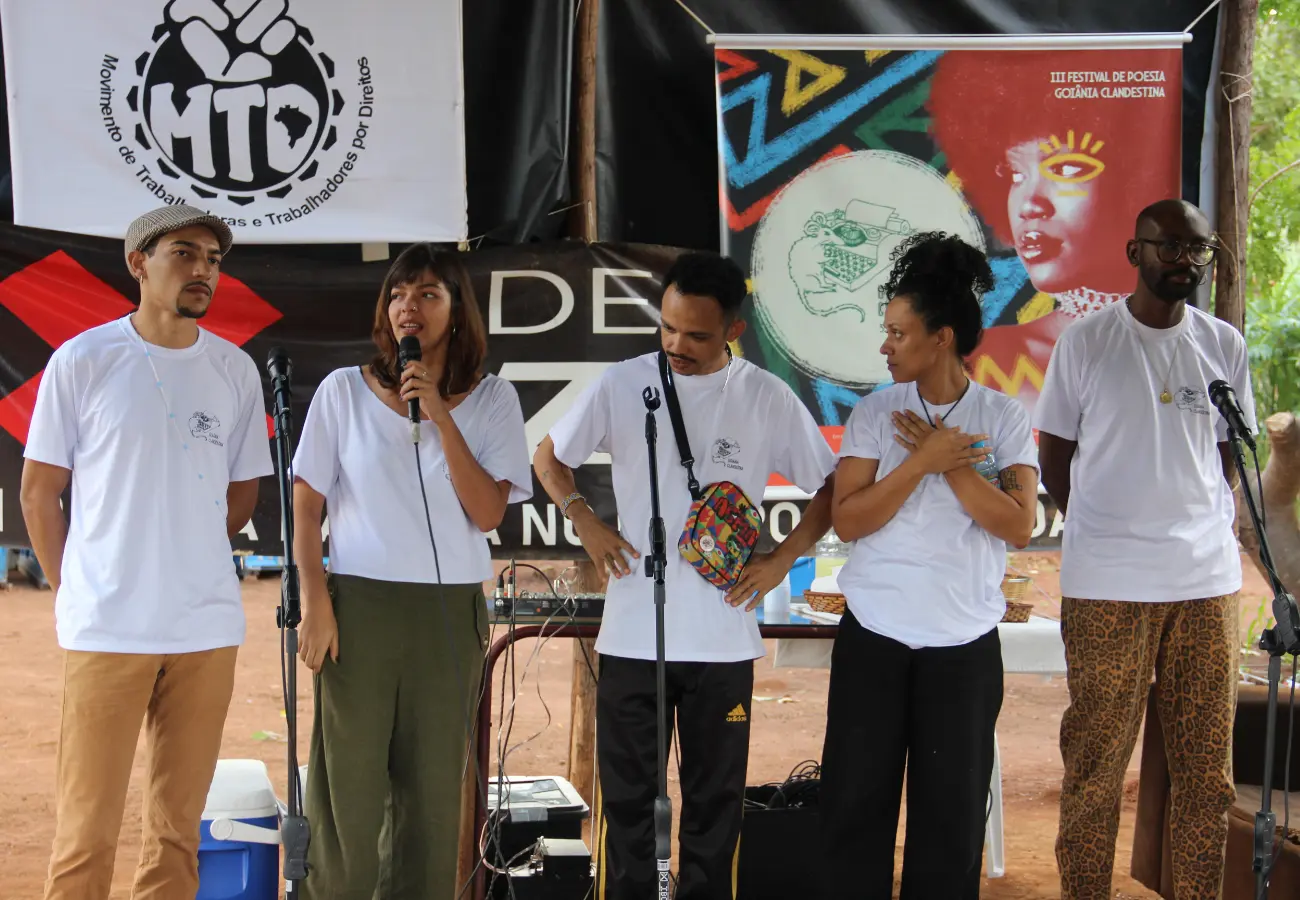 Circuito Literário Goiânia Clandestina une poesia, performance e música