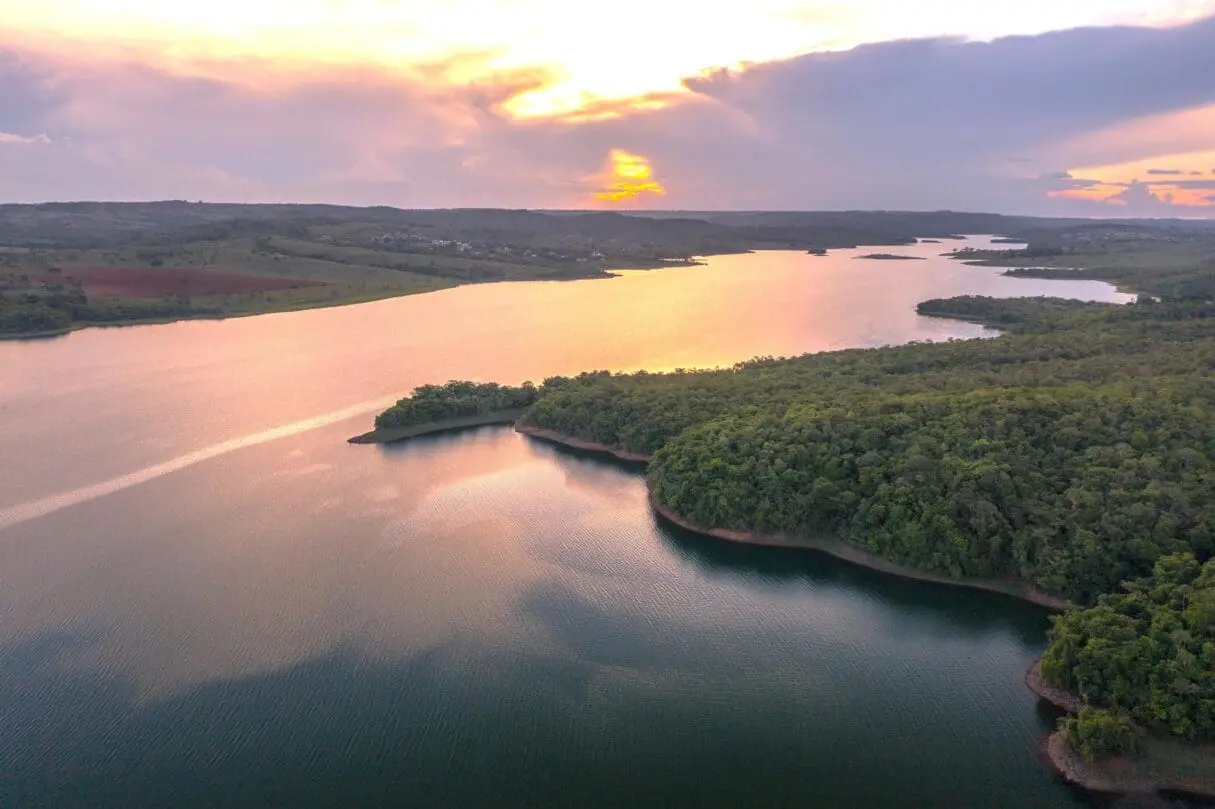 Lago Corumbá IV é um dos principais destinos da Região Metropolitana do Entorno do DF (Foto: Secretaria do Entorno)