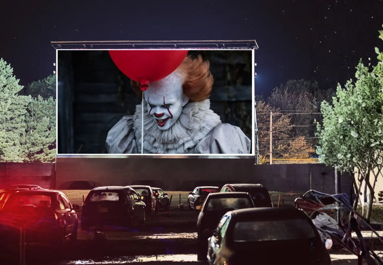 Noite de Halloween terá cine drive-in em Goiânia com exibição de It A Coisa