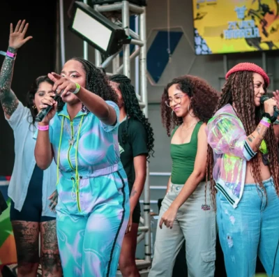 Luz Negra celebra o rap feminino com show marcante no 24º Festival Vaca Amarela (Foto Mari Magalhães)