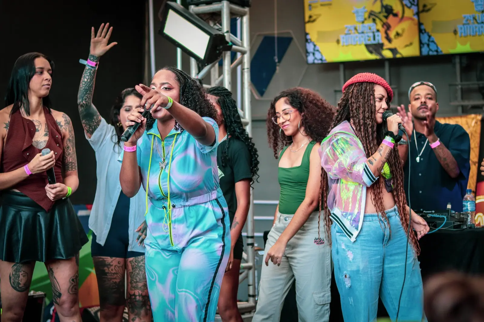 Luz Negra celebra o rap feminino com show marcante no 24º Festival Vaca Amarela (Foto Mari Magalhães)