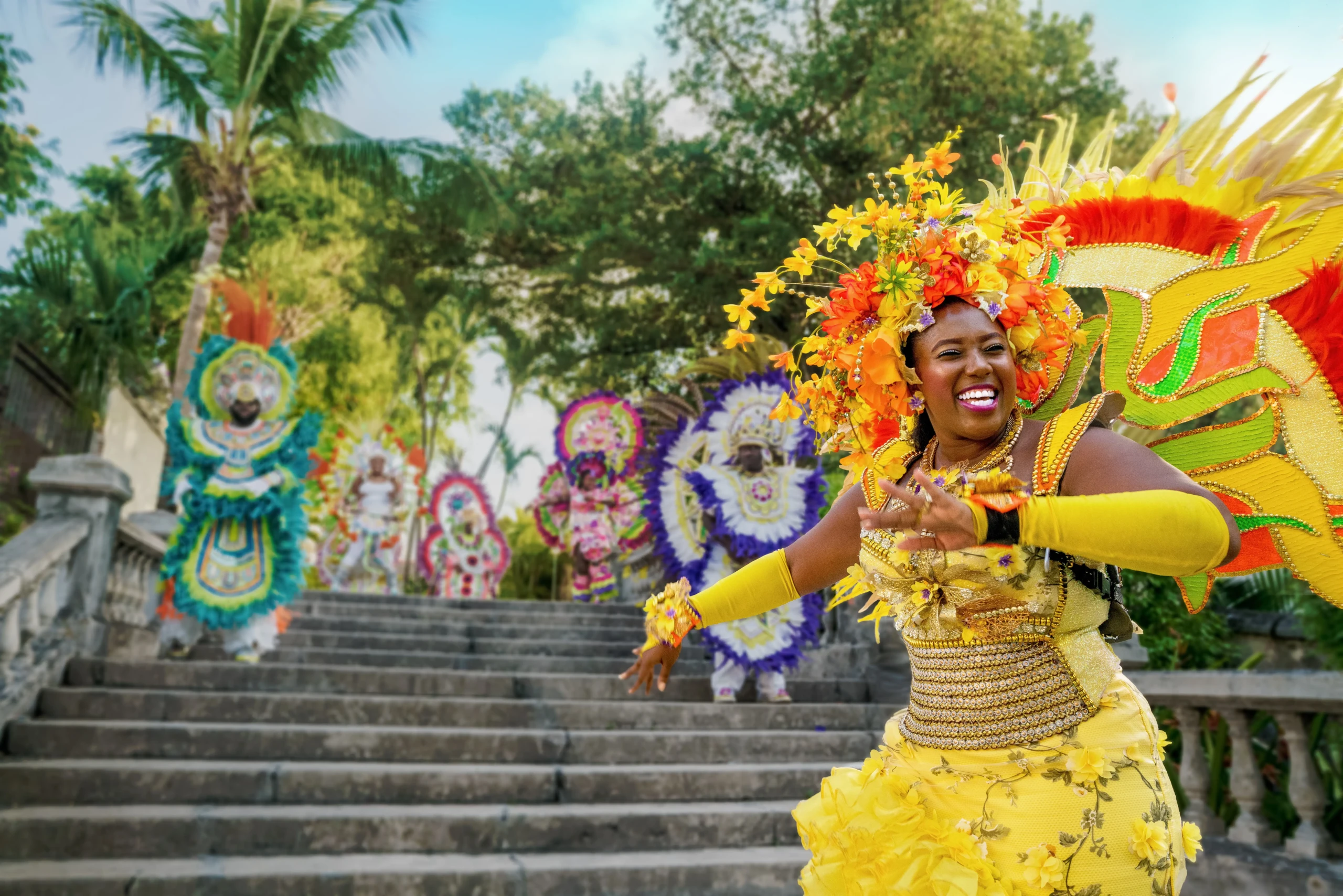Fim de ano nas Bahamas conheça o Junkanoo, maior celebração cultural do arquipélago (Foto BMOTIA)