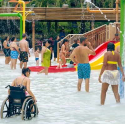Hot Park participa de ação inclusiva e abre as portas para o Dia Nacional da Pessoa com Deficiência
