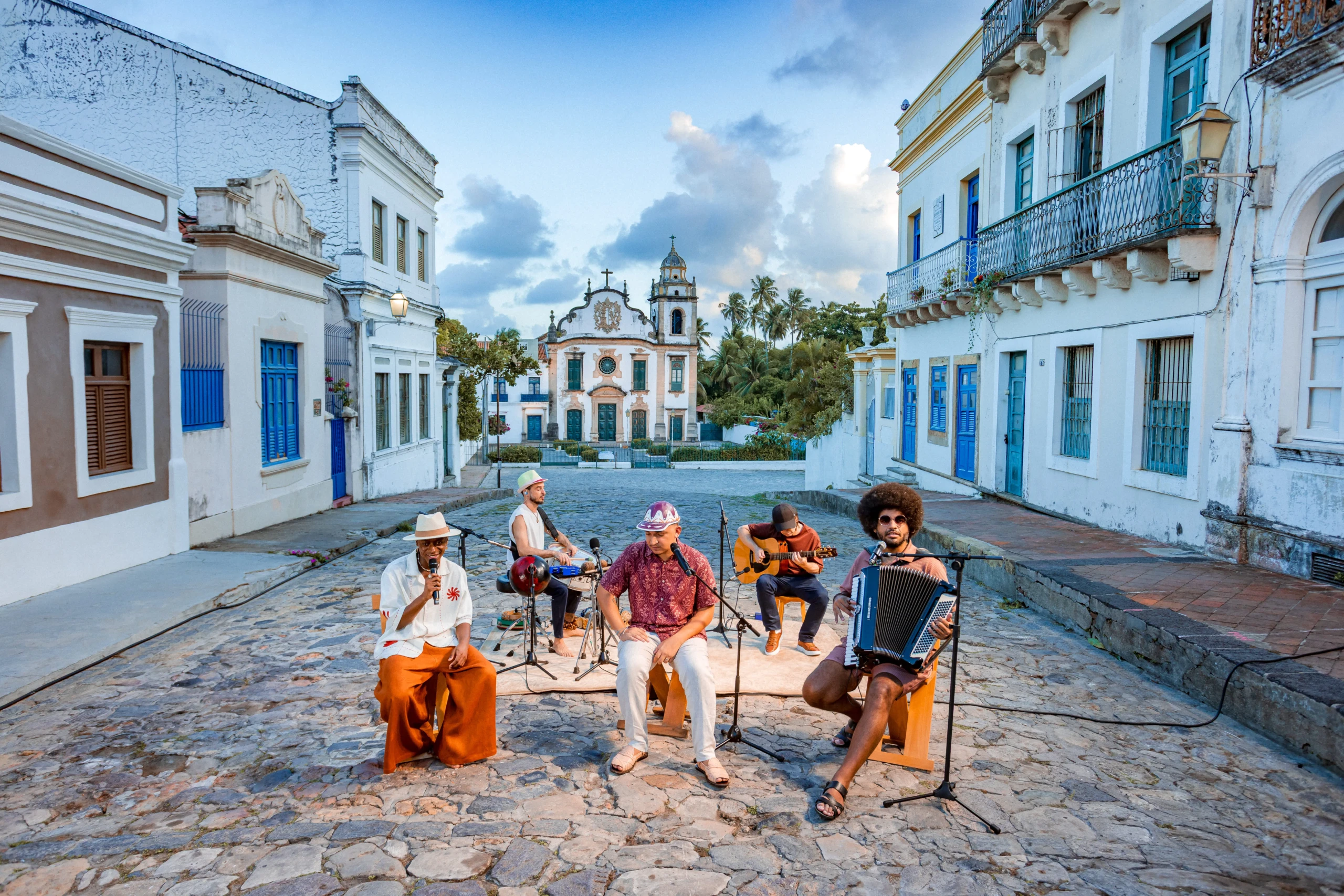Projeto Dominguinho - João Gomes, Mestrinho e Jota.Pê (Foto: Divulgação)
