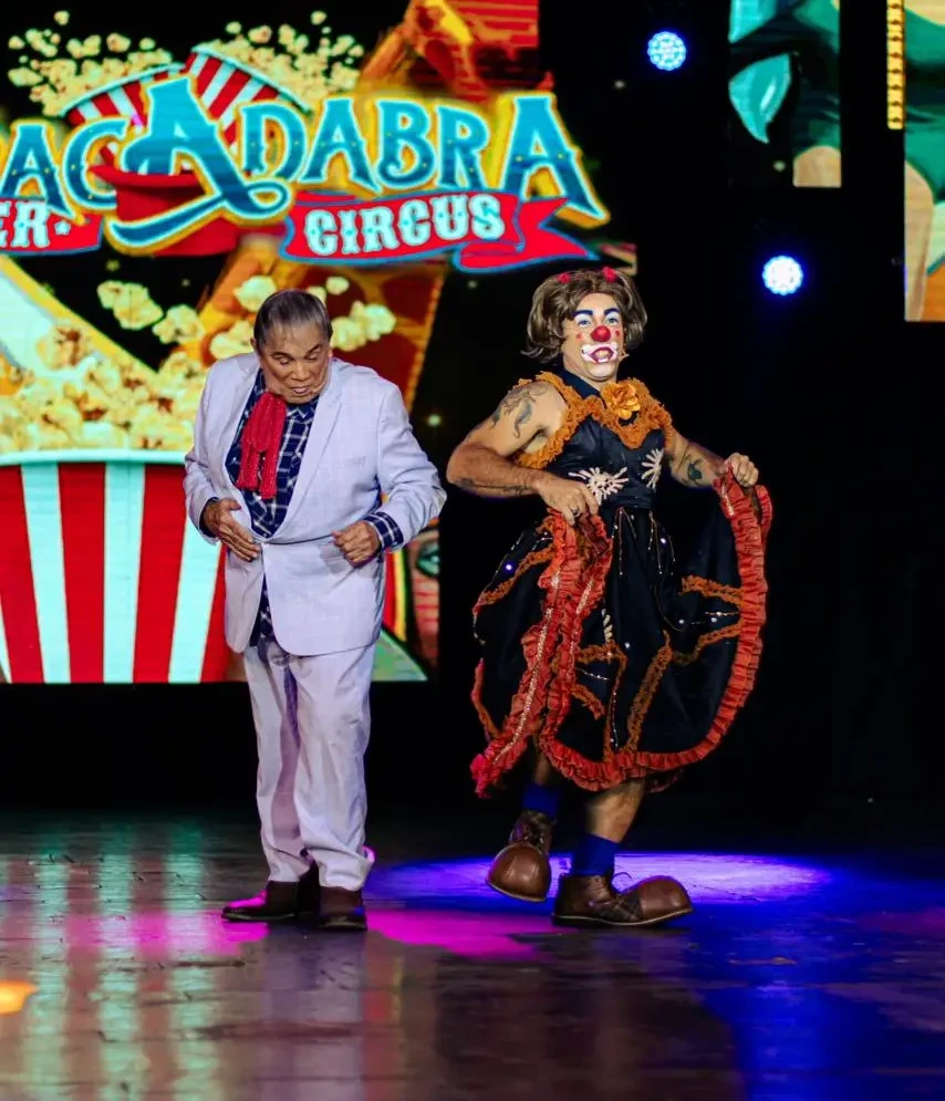 “Abracadabra”, circo musical em Goiânia - Dedé Santana e DIego Hypólito