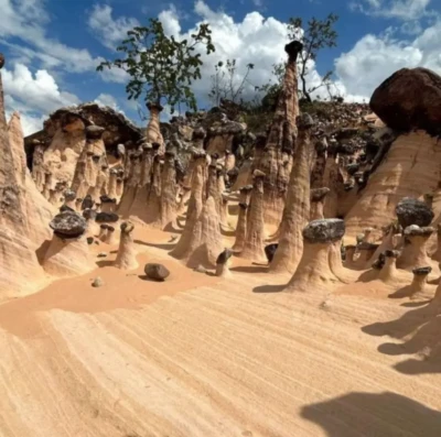 Goiás Chaminés de Fadas serão abertas ao público e revelam um dos cenários geológicos mais raros do Brasil