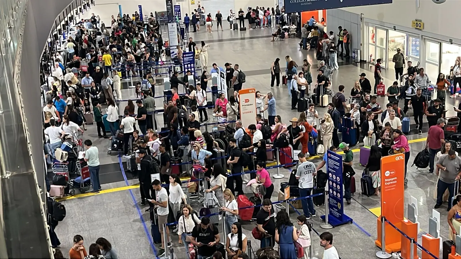 Mais de 62 mil passageiros devem passar pelo Aeroporto de Goiânia no período de Carnaval em 2026