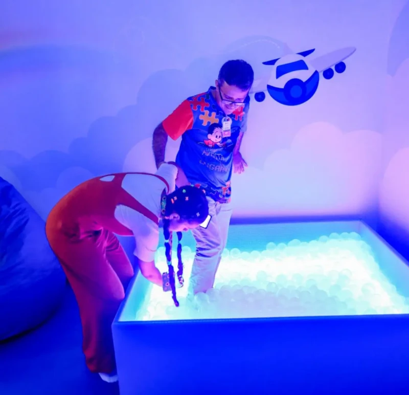 Sala Multissensorial do Aeroporto de Goiânia