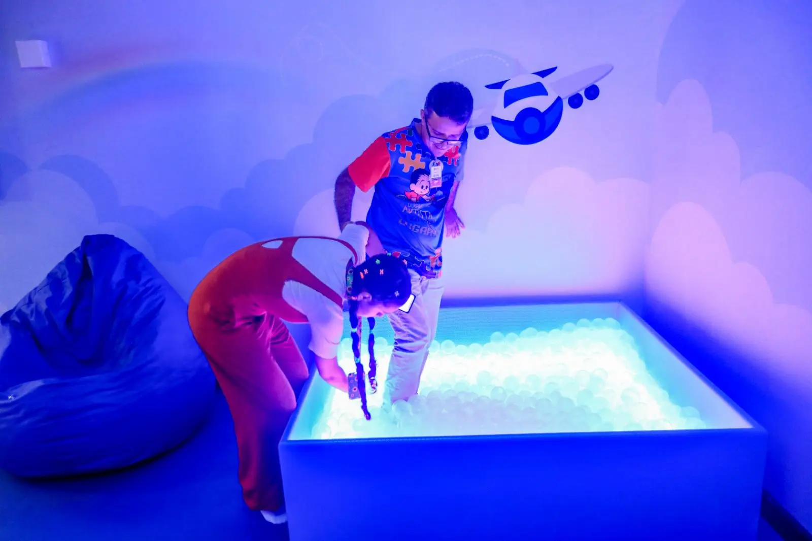 Sala Multissensorial do Aeroporto de Goiânia