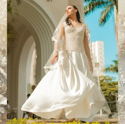 Vestido de noiva que marcou cena surpreendente em “Coração Acelerado” nasce em ateliê de Goiânia e ganha destaque nacional