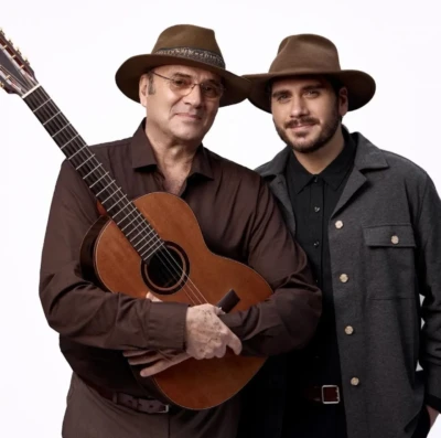Almir Sater e Gabriel Sater levam turnê inédita “Pai e Filho” a Goiânia com show emocionante