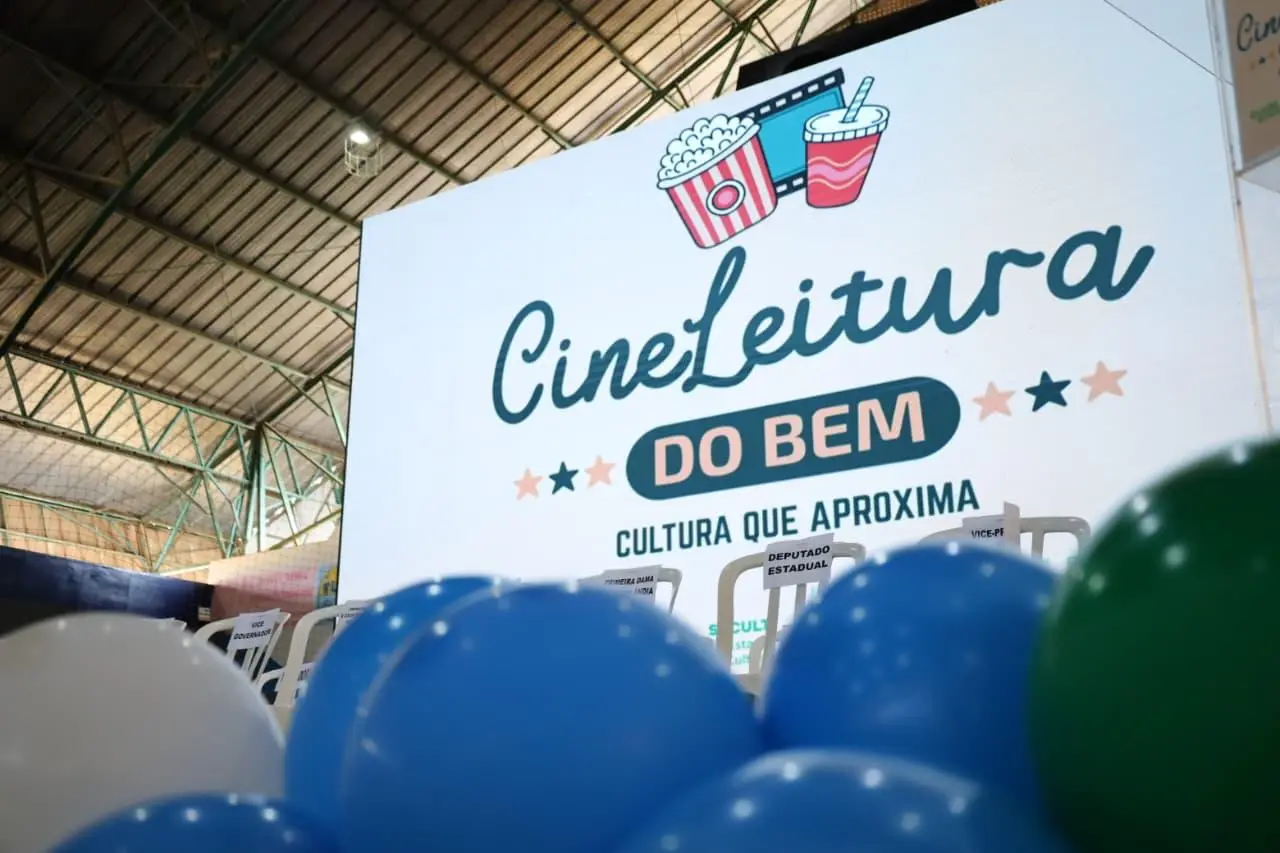 Cine Leitura do Bem estreia em Goiás com sessões gratuitas de cinema e leitura