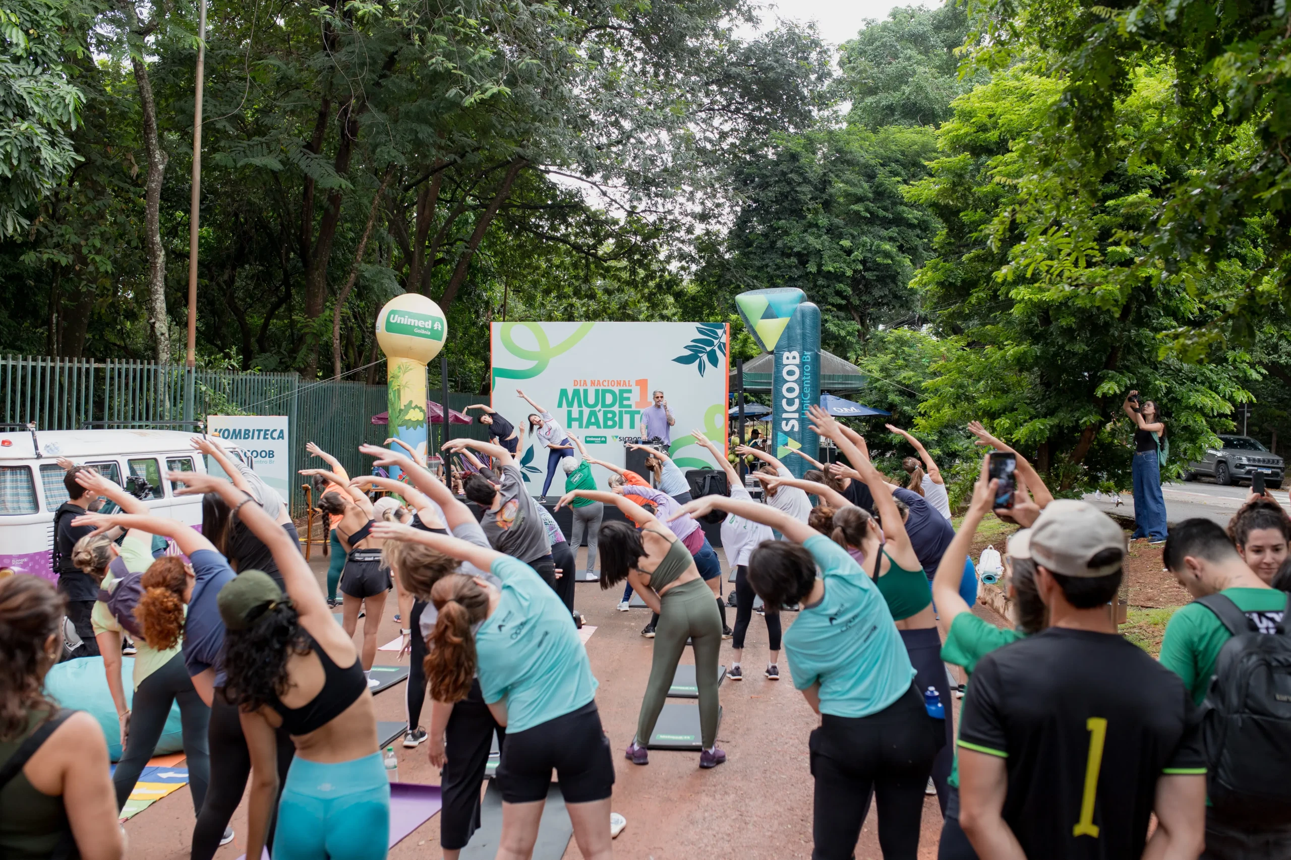 Mude1Hábito leva atividades gratuitas de saúde e bem-estar ao Parque Areião neste domingo em Goiânia