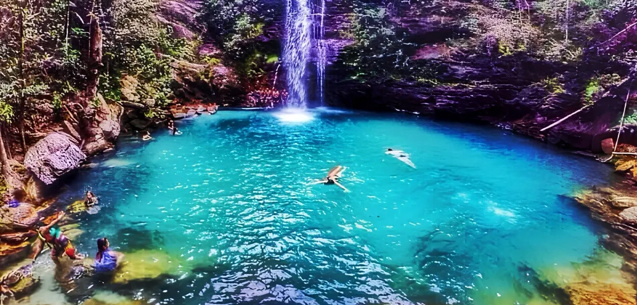 Cachoeira Santa Bárbara - Lugares em Goiás