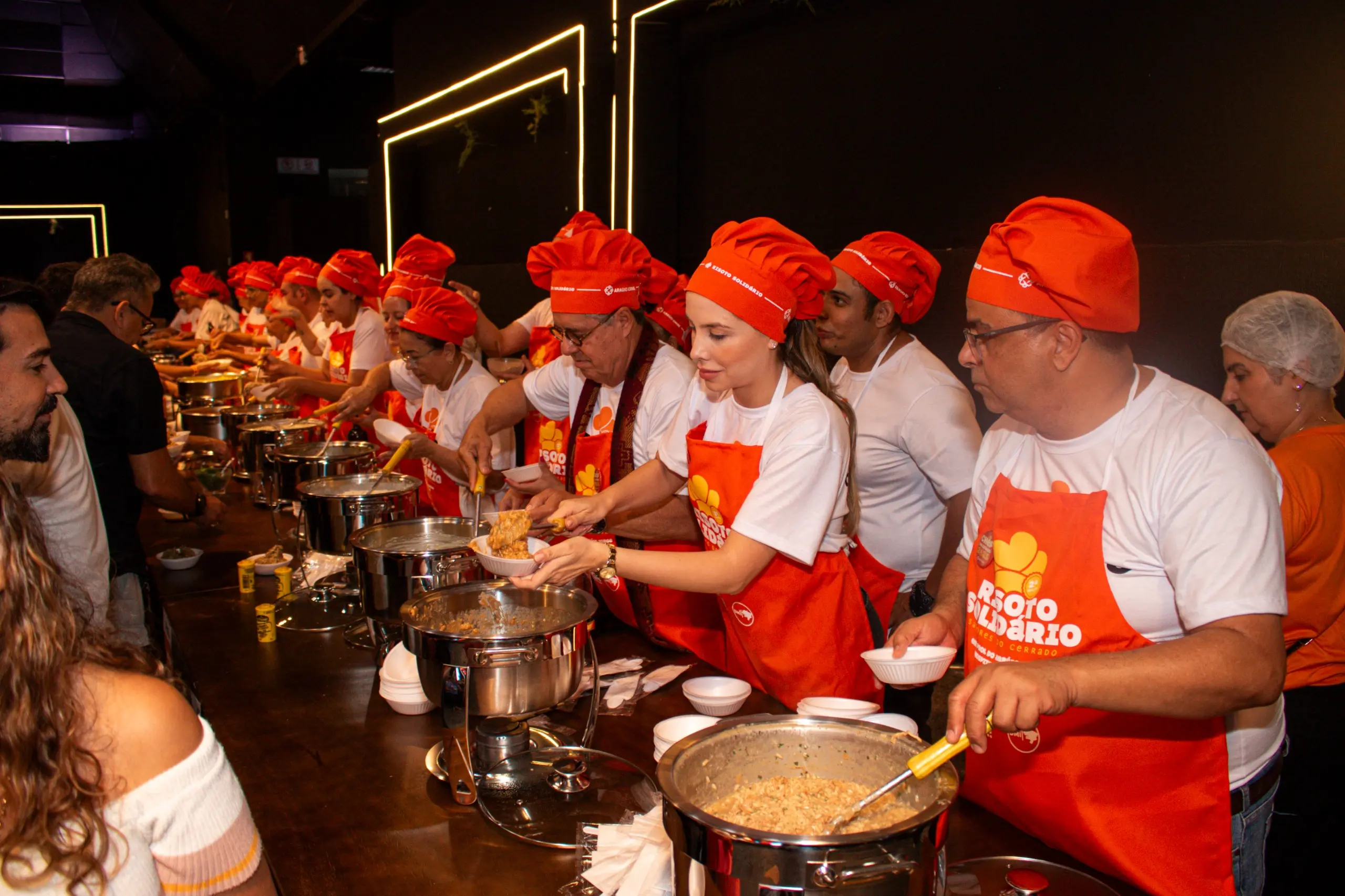 Risoto Solidário reúne 60 chefs em Goiânia para arrecadar recursos ao Hospital Araújo Jorge