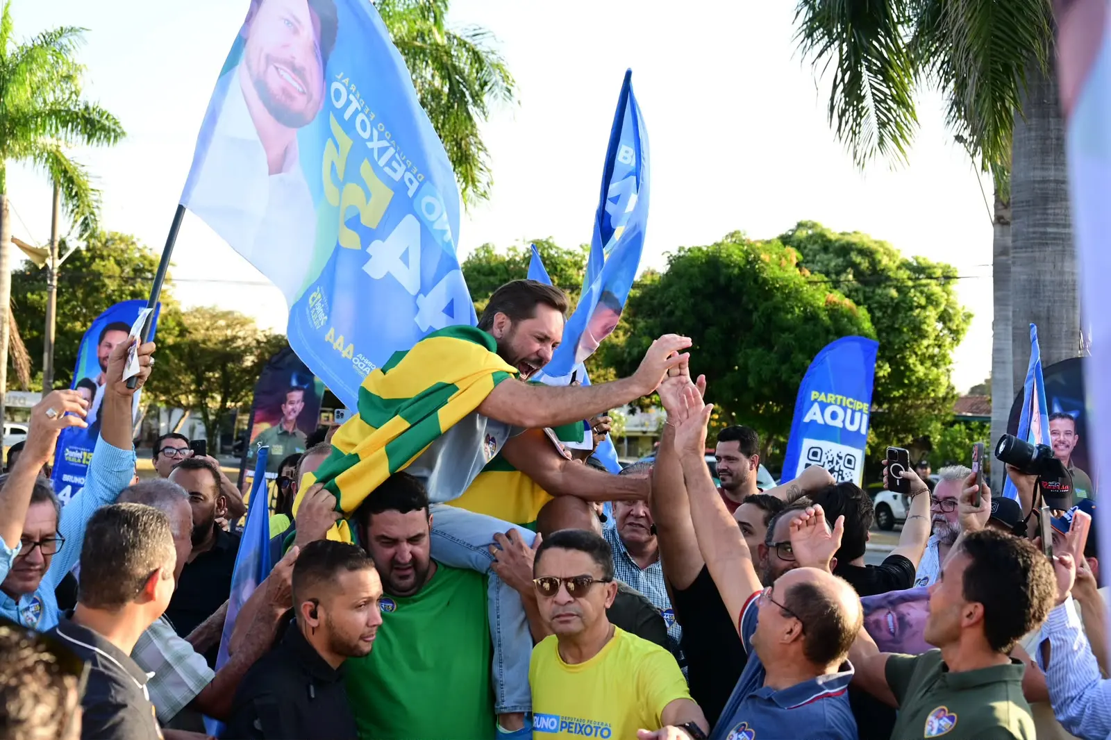 Bruno Peixoto inaugura comitê em Goiânia e inicia campanha para deputado federal