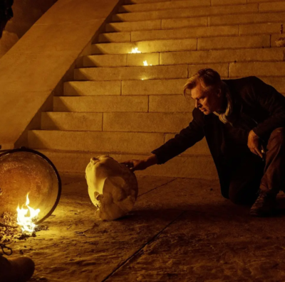 Christopher Nolan no set de A Odisseia (Foto Reprodução Universal Pic Melinda Sue Gordon)