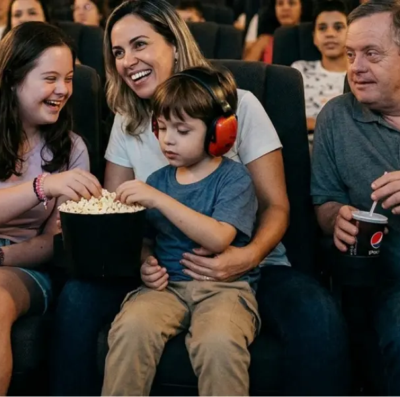 Cinema inclusivo para pessoas com Síndrome de Down será destaque no Aparecida Shopping