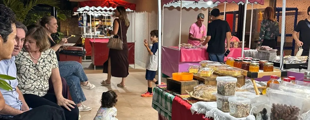 Feira ocupa espaço no Shopping Estação Goiânia