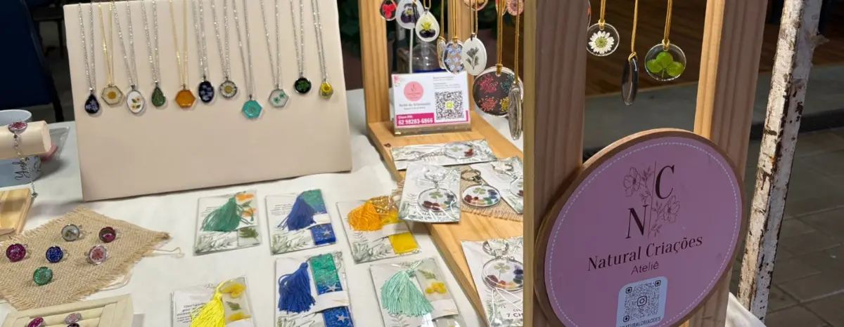 Feira reúne sabores e produção artesanal