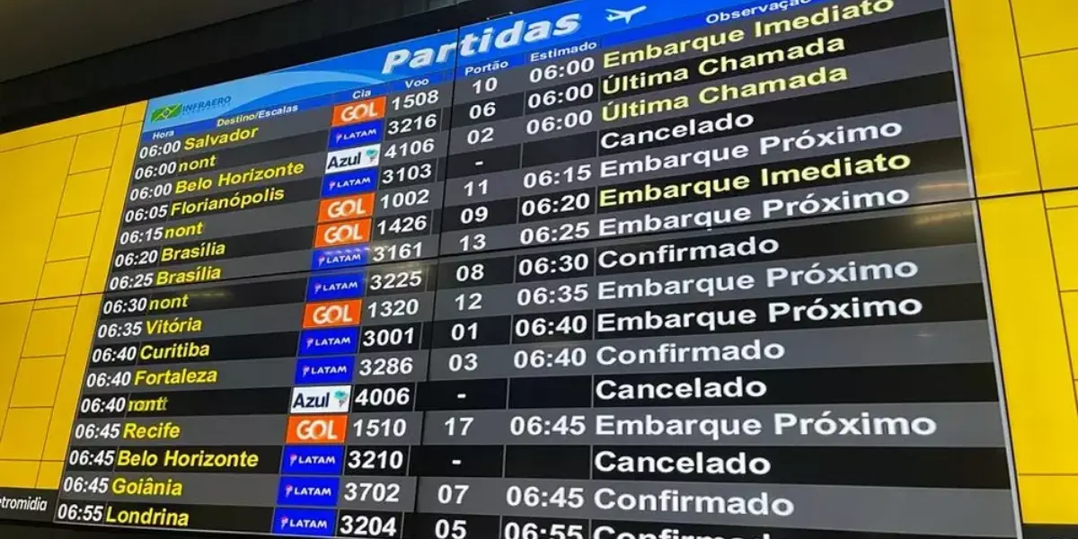 Voo atrasado ou cancelado: veja o que diz a lei e como garantir seus direitos