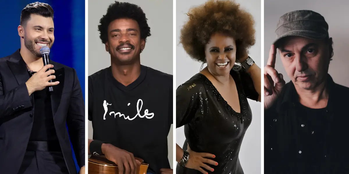 Aniversário de Goiânia terá shows de Seu Jorge, Murilo Huff e Zeca Baleiro; veja programação completa