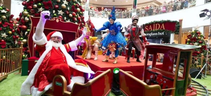 chegada do Papai Noel