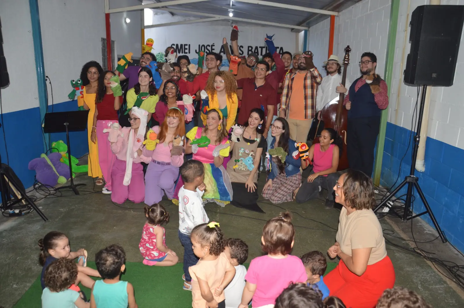 Coro Juvenil da Orquestra Sinfônica de Goiânia leva concerto interativo a 300 estudantes