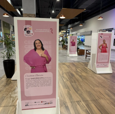 Exposição em Goiânia reúne histórias de 20 mulheres que superaram o câncer de mama