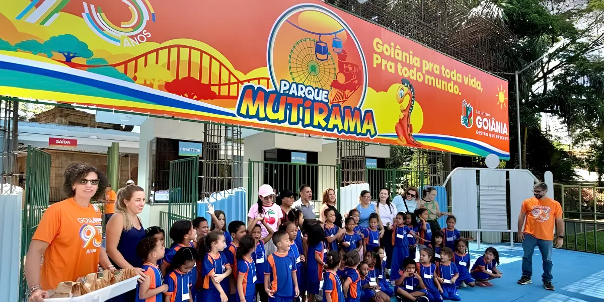 Parque Mutirama e Zoológico de Goiânia receberam quase 50 mil visitantes no feriadão