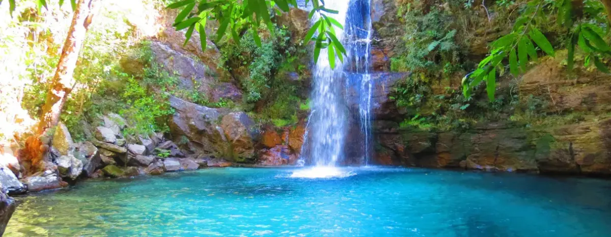 piscinas naturais em Goiás