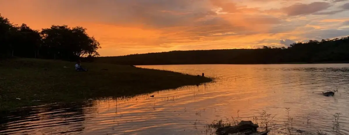 pôr do sol em Goiás
