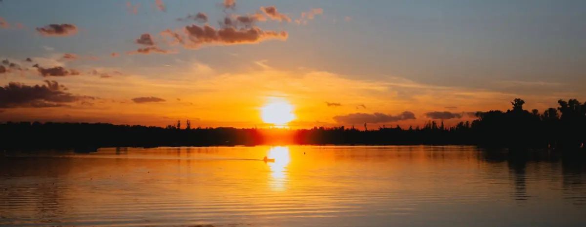 pôr do sol em Goiás