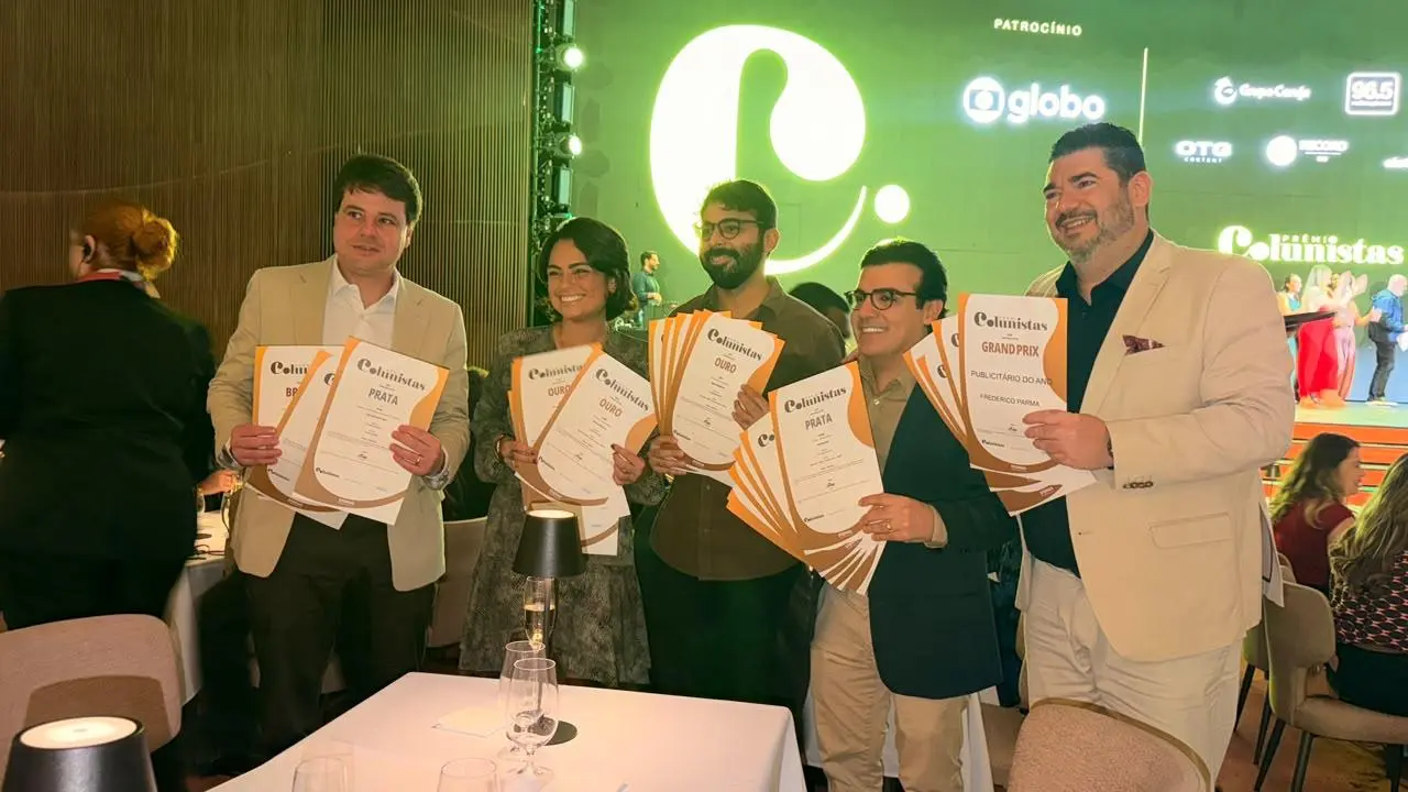 ZF Comunicação conquista título de Agência do Ano no Prêmio Colunistas com 11 premiações